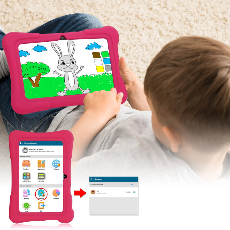Tablet Quad CoreIt: It helps with children's creativity.